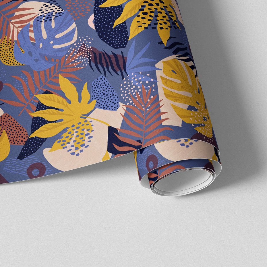 Tapeta - liście, abstrakcja, roślinność