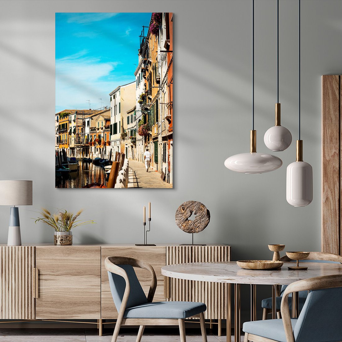 Obraz na płótnie - Wenecja, kanał, miasto