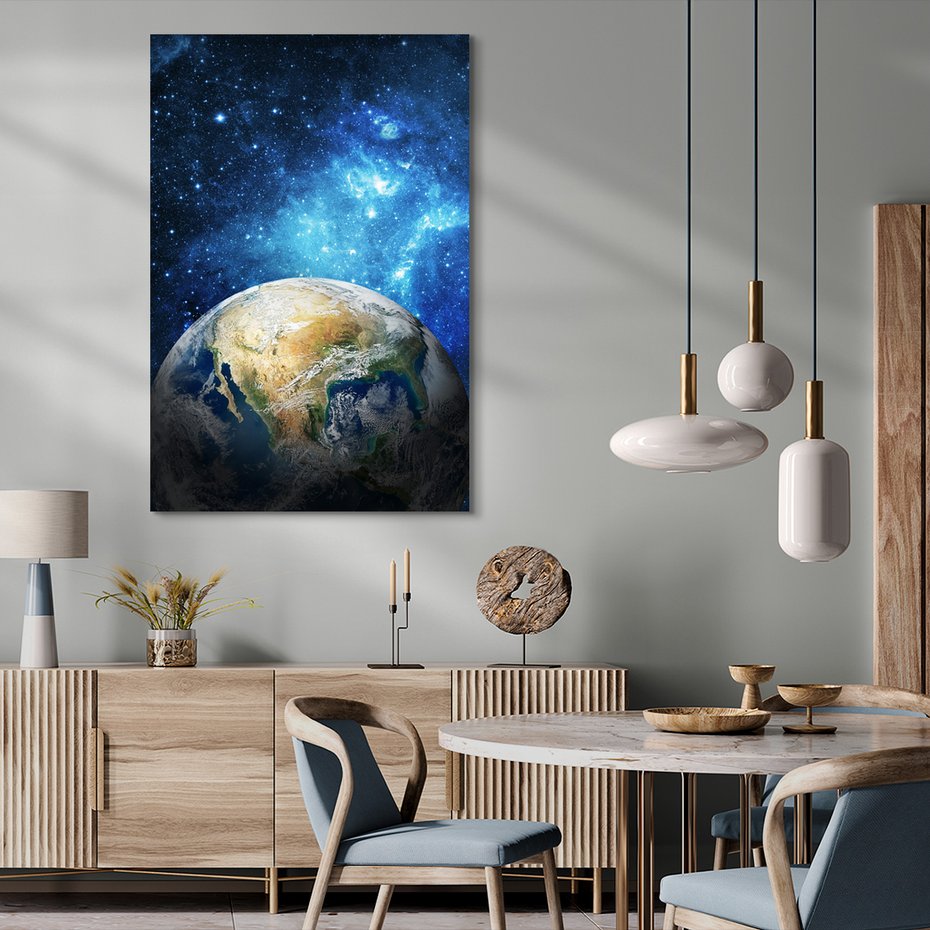 Obraz na płótnie - ziemia, kosmos, planeta