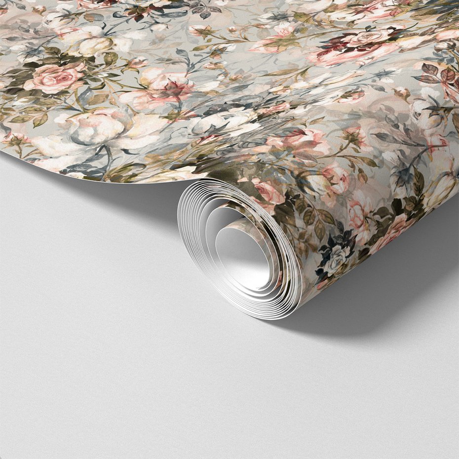 Tapeta - róże, kwiaty, liście