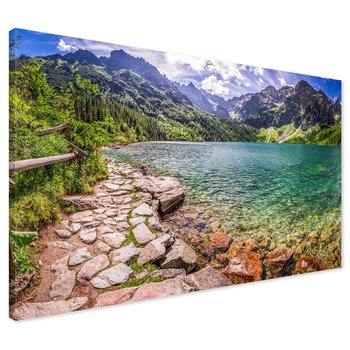 Obraz na płótnie - góry, jezioro, krajobraz