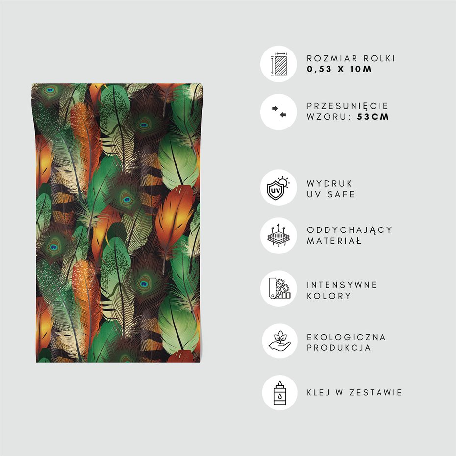 Tapeta - pióro, paw, elegancja