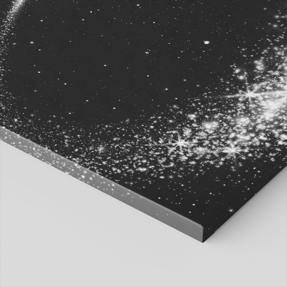 Obraz na płótnie - gwiazda, przestrzeń, noc