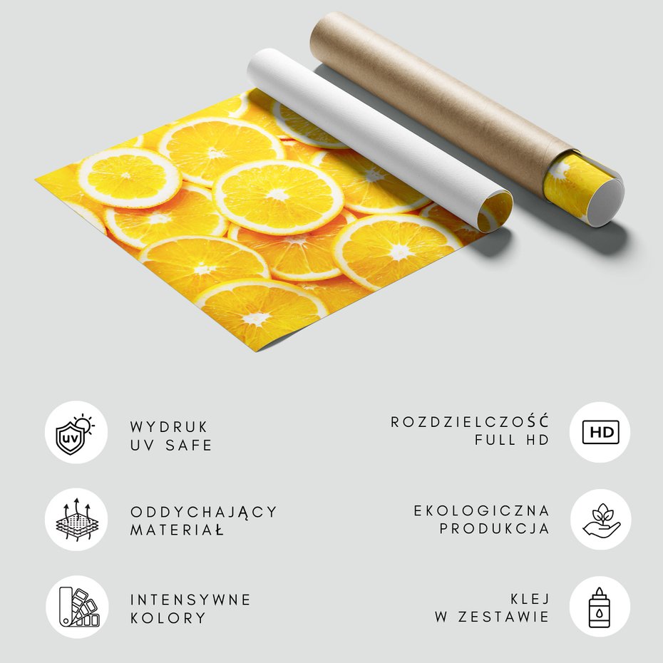 Fototapeta - pomarańcze, owoce, cytrusy