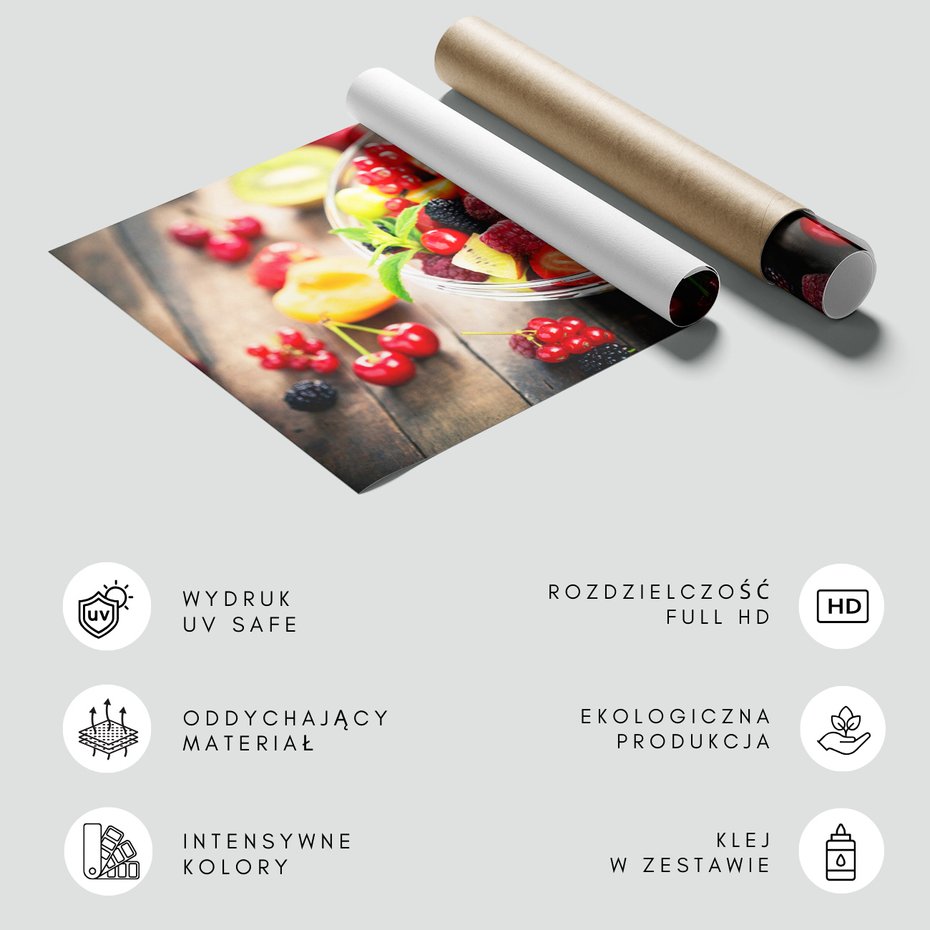 Fototapeta - owoce, świeżość, deser