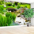 Fototapeta - strumień, ogród, natura