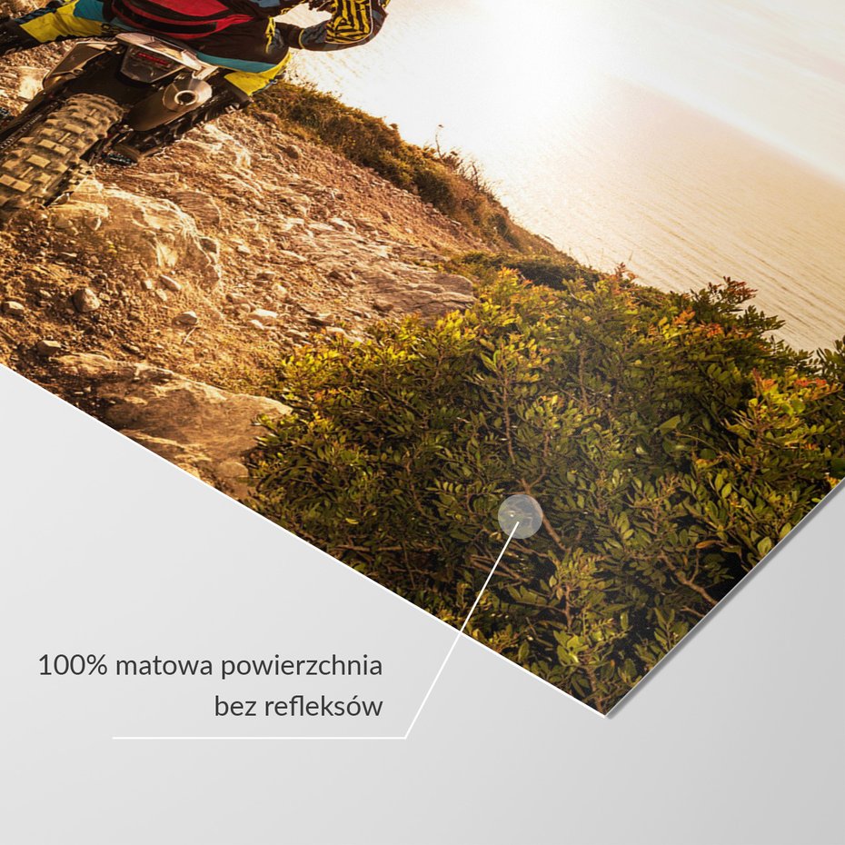 Fototapeta - motocykl, morze, enduro