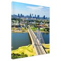 Obraz na płótnie - miasto, most, rzeka