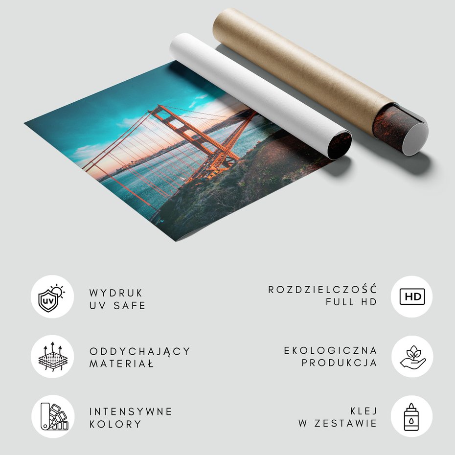 Fototapeta - most, miasto, woda