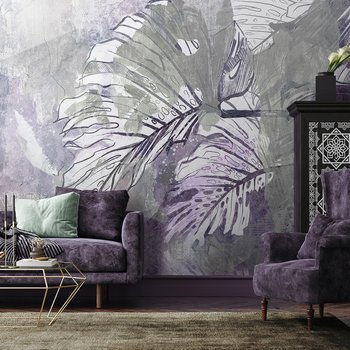 Fototapeta - loft, liście, monstera