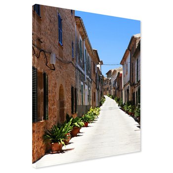 Obraz na płótnie - uliczka, miasto, budynki