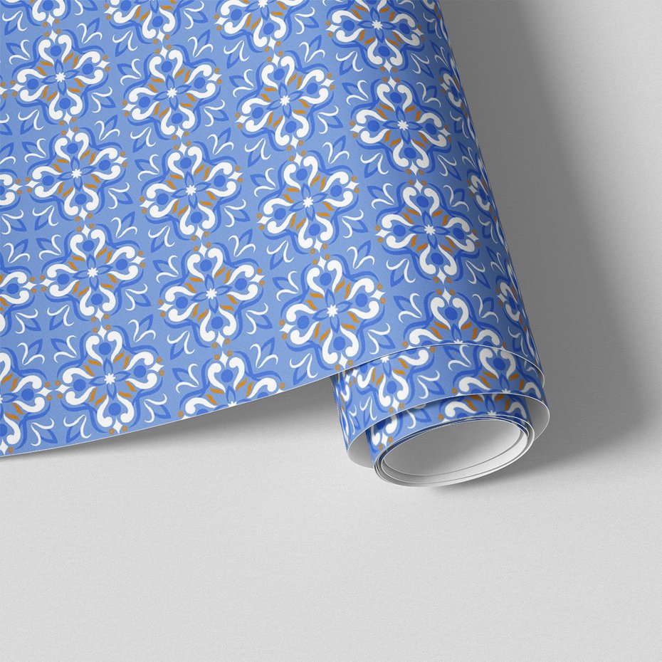 Tapeta - ornament, abstrakcja, kształt