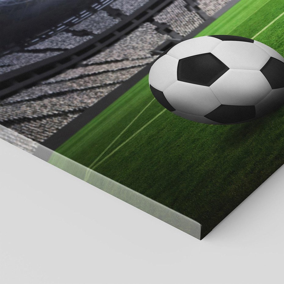 Obraz na płótnie - piłka nożna, stadion, trawa