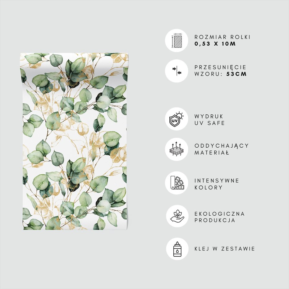 Tapeta - liście, gałązki, eukaliptus