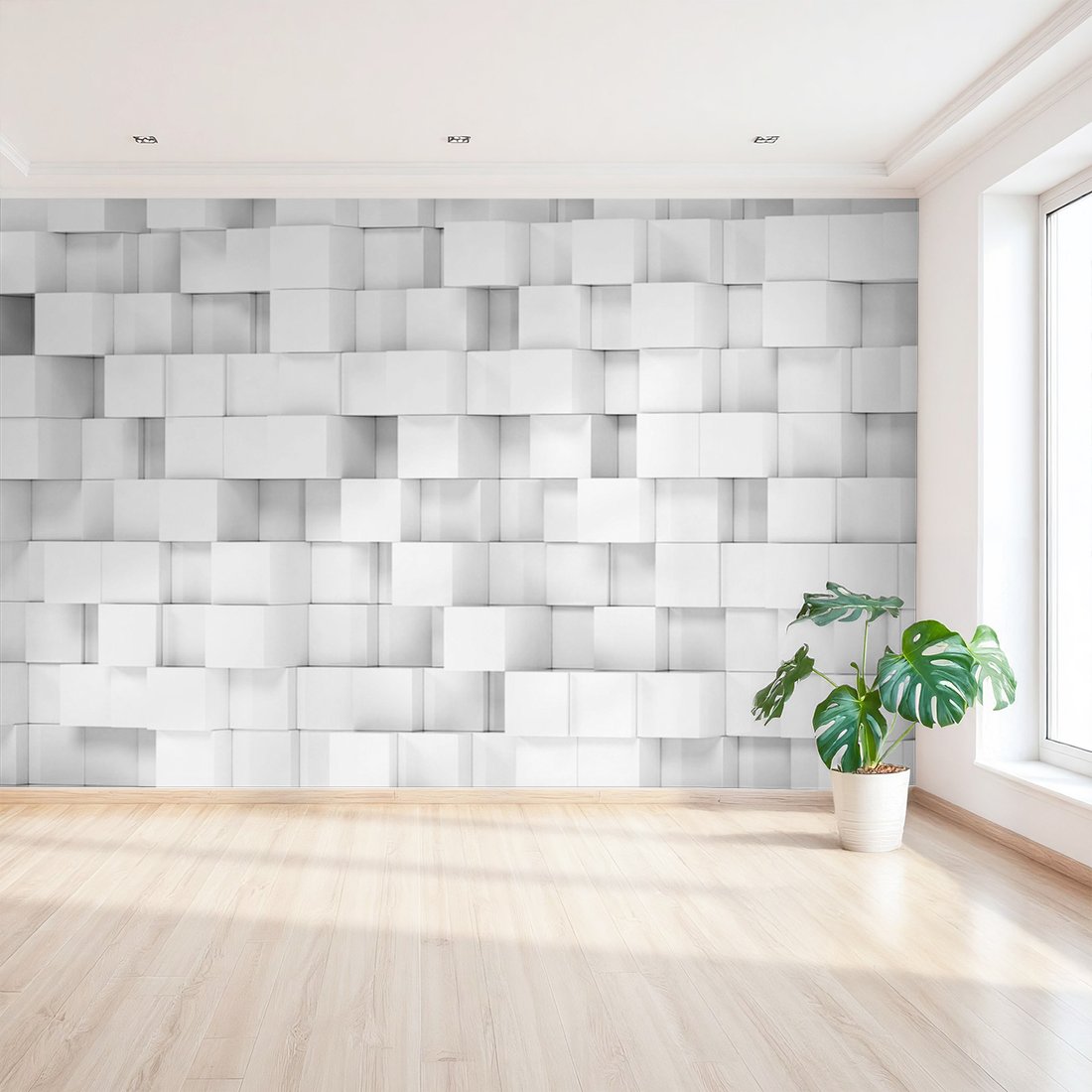 Fototapeta - kostki, białe, tło