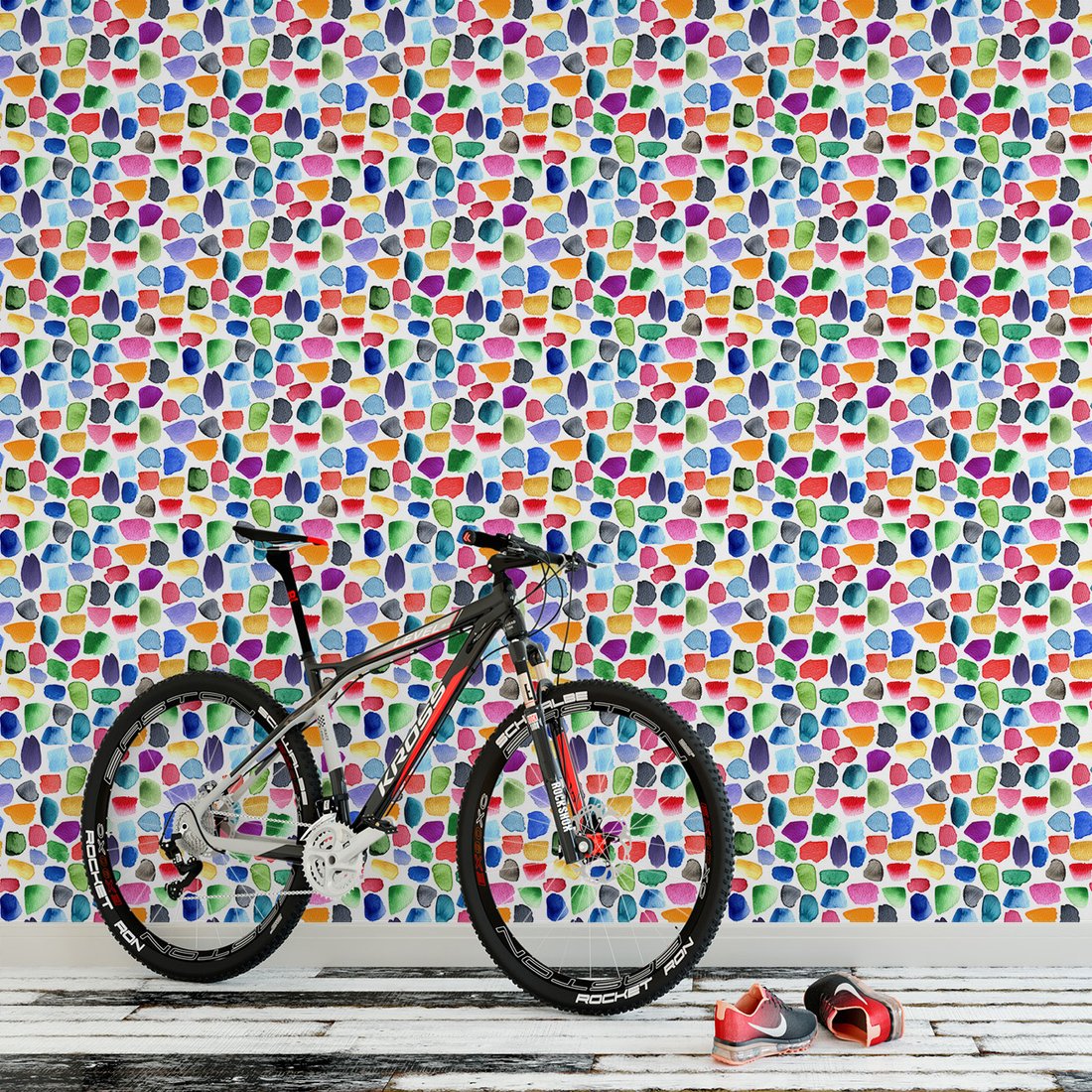 Tapeta - plamy, akwarela, tło