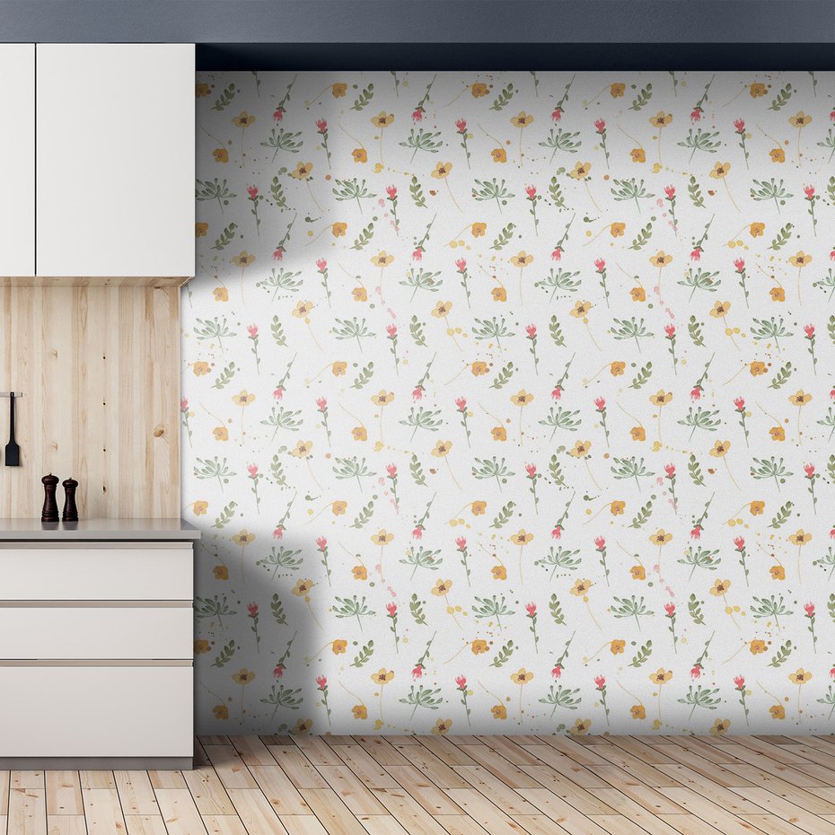 Tapeta - kwiaty, liście, natura