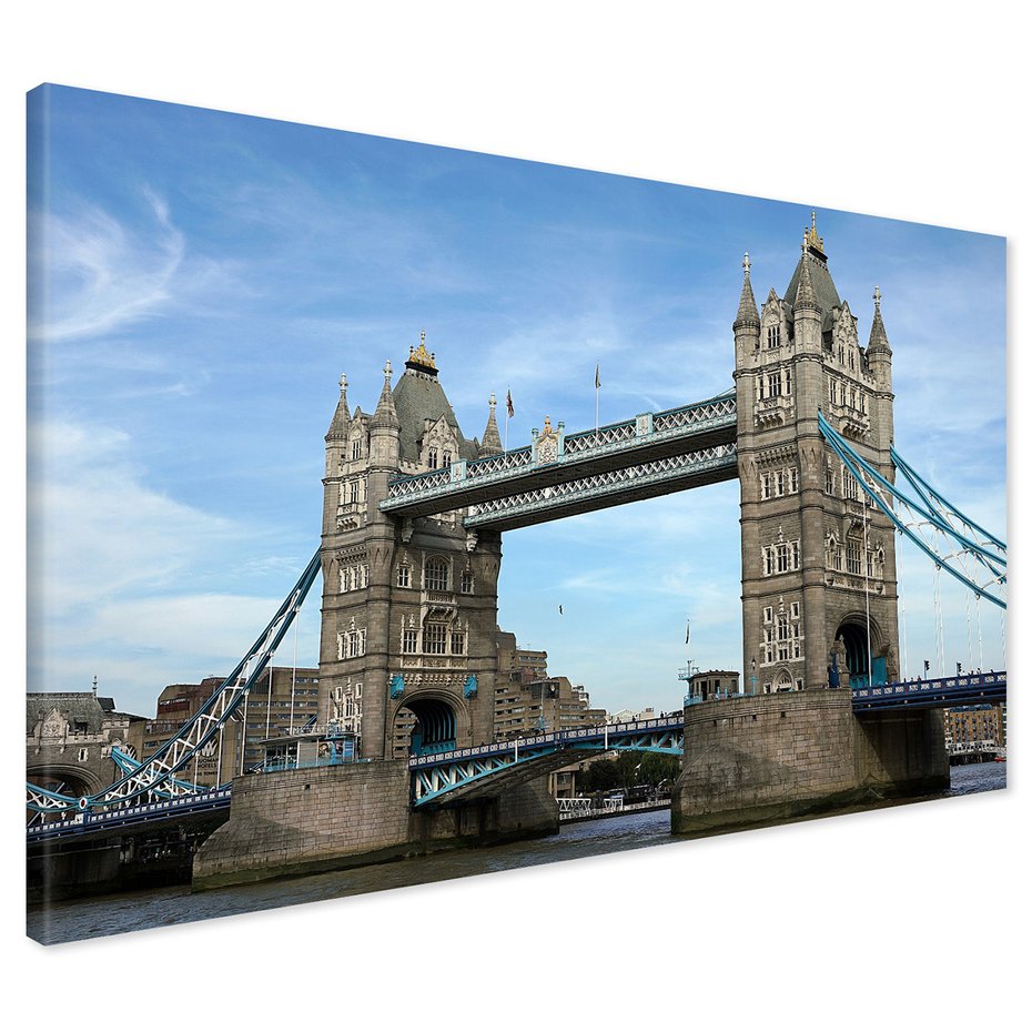 Obraz na płótnie - Tower Bridge, Londyn, rzeka