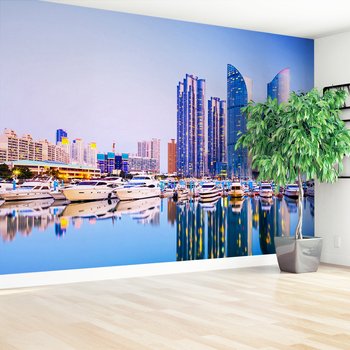 Fototapeta - miasto, woda, budynki