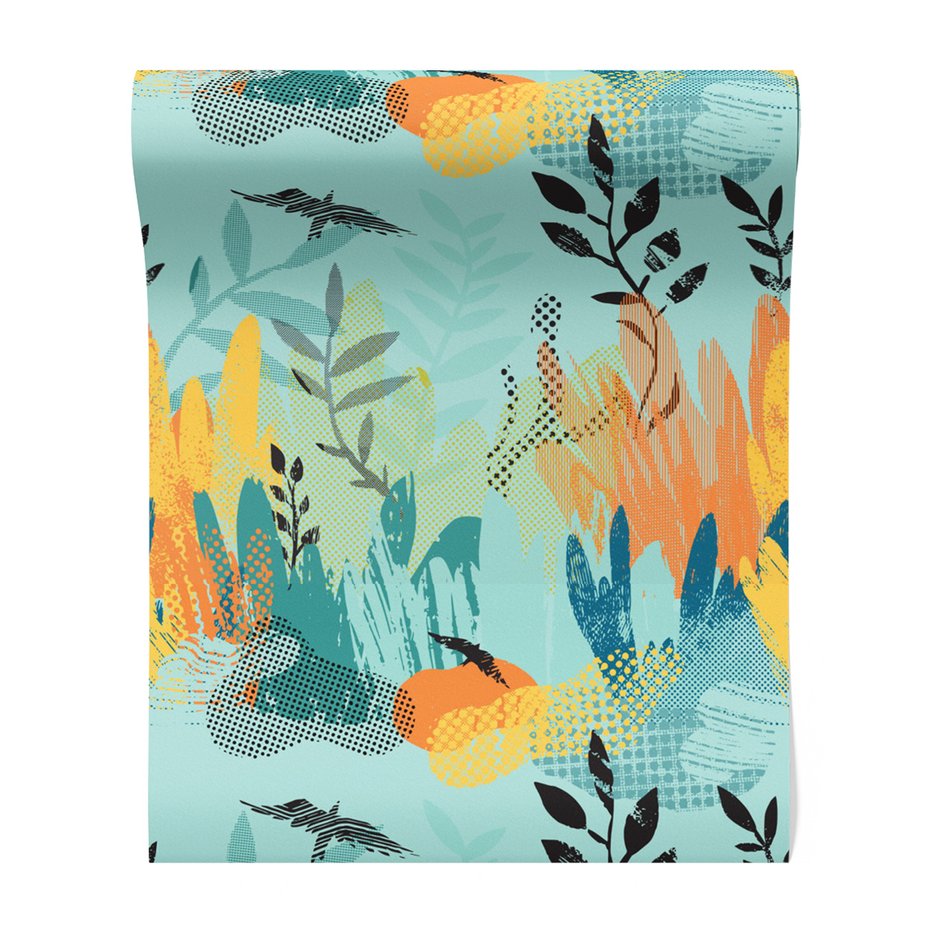 Tapeta - abstrakcja, liście, roślinność