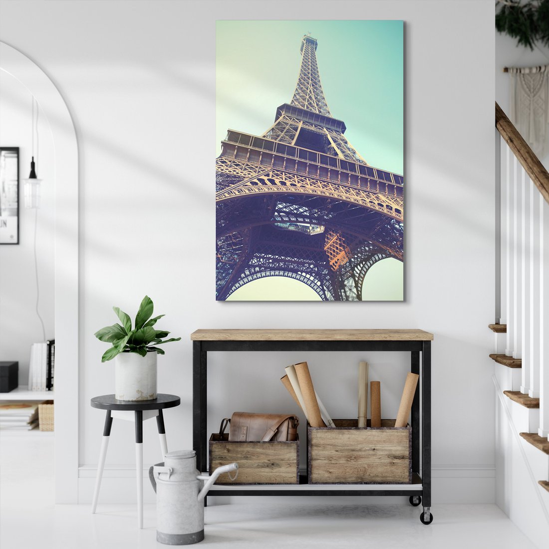 Obraz na płótnie - Eiffel, wieża, Paryż