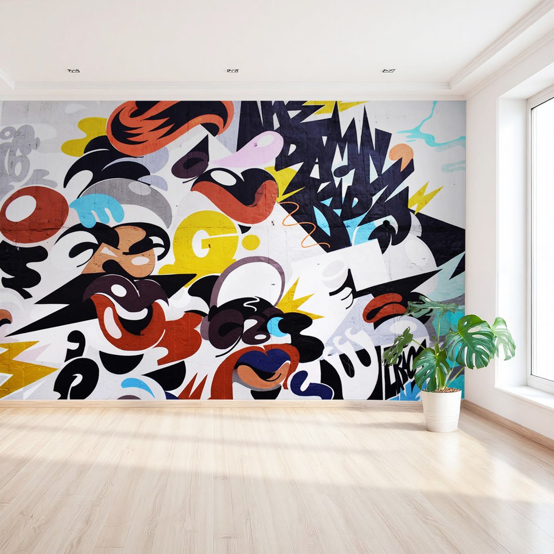 Fototapeta - graffiti, abstrakcja, sztuka