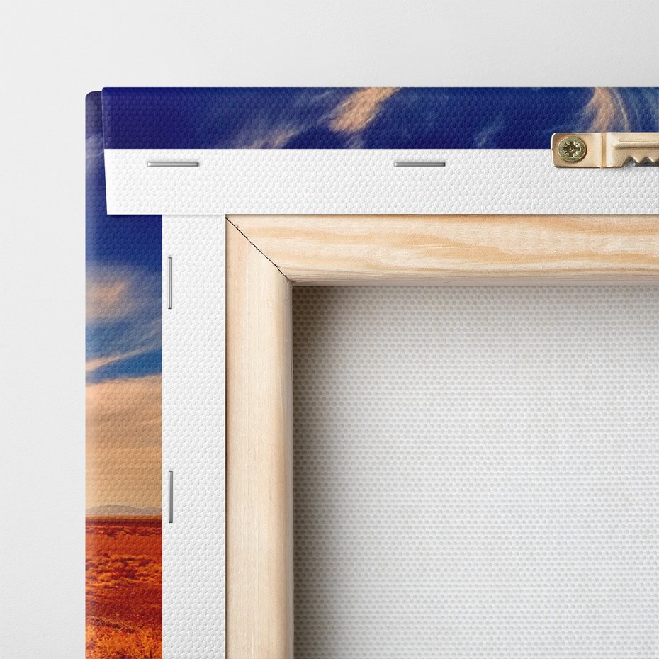 Obraz na płótnie - krajobraz, droga, niebo