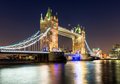 Fototapeta - tower bridge, Londyn, noc