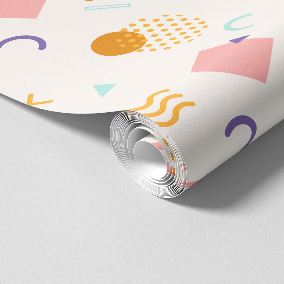Tapeta - kształty, geometria, wzór
