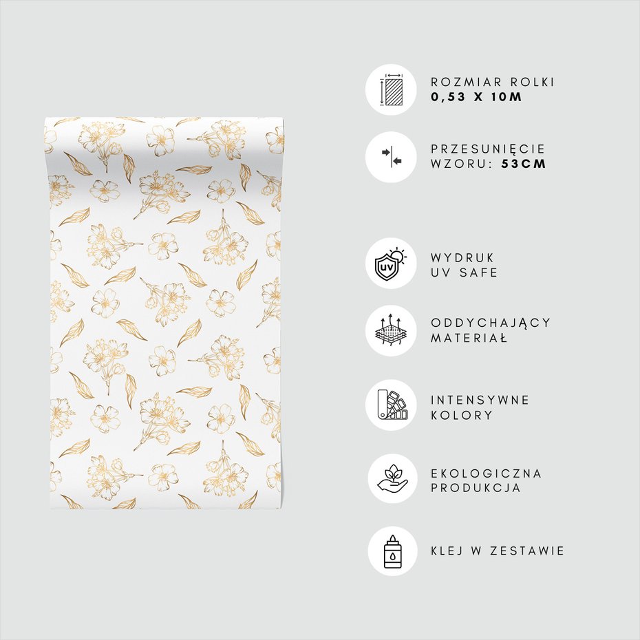 Tapeta - kwiaty, liście, tło