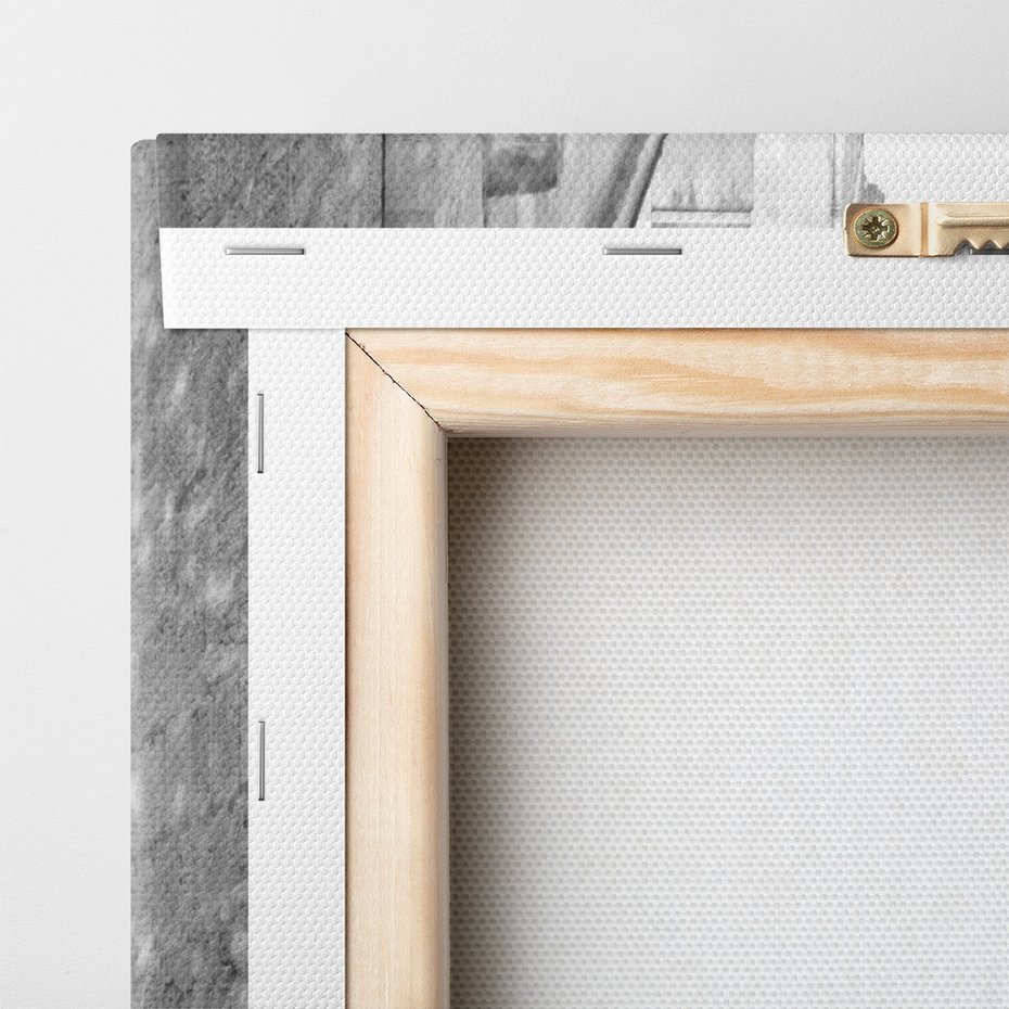 Obraz na płótnie - Paryż, ulica, deszcz