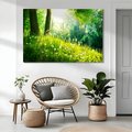 Obraz na płótnie - las, drzewa, natura