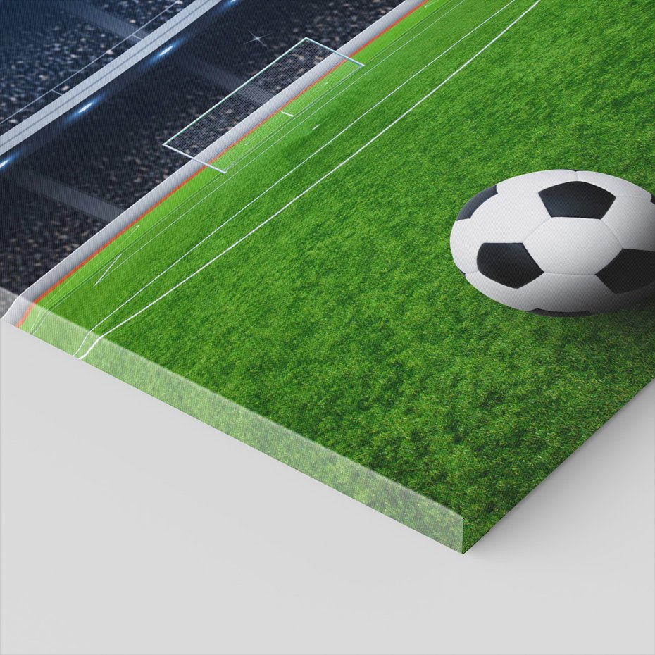 Obraz na płótnie - piłka, nożna, stadion