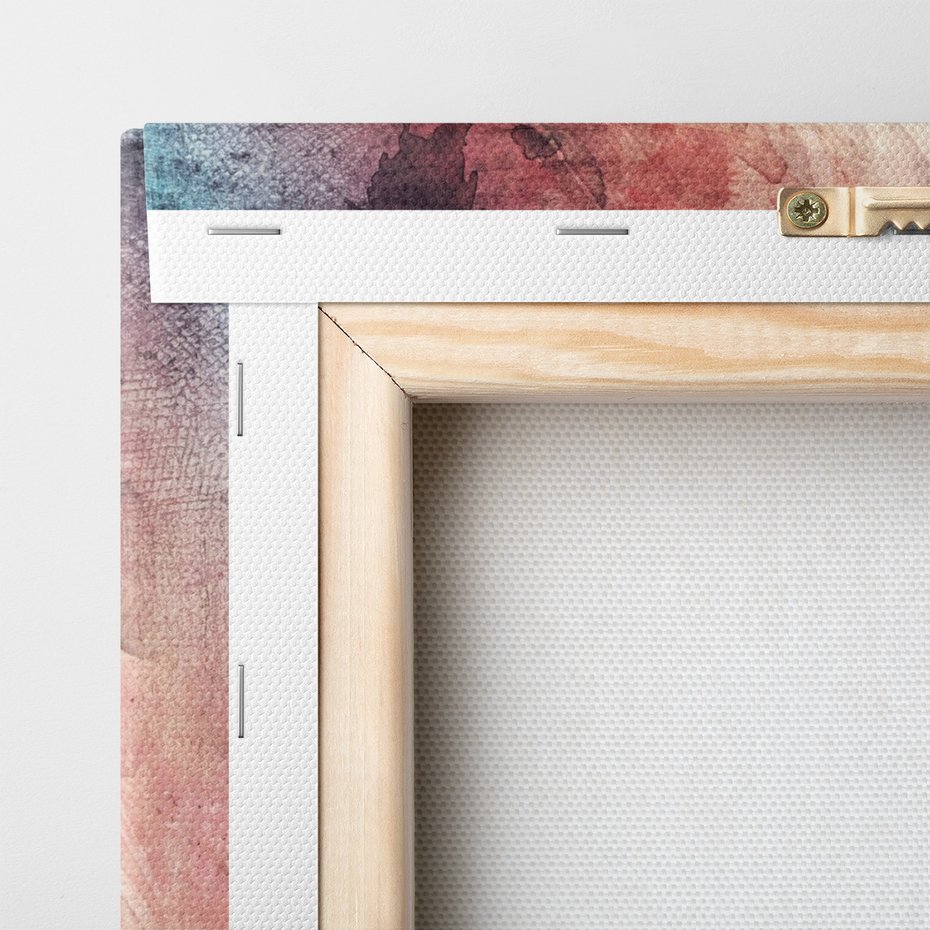 Obraz na płótnie - portret, akwarela, kobieta