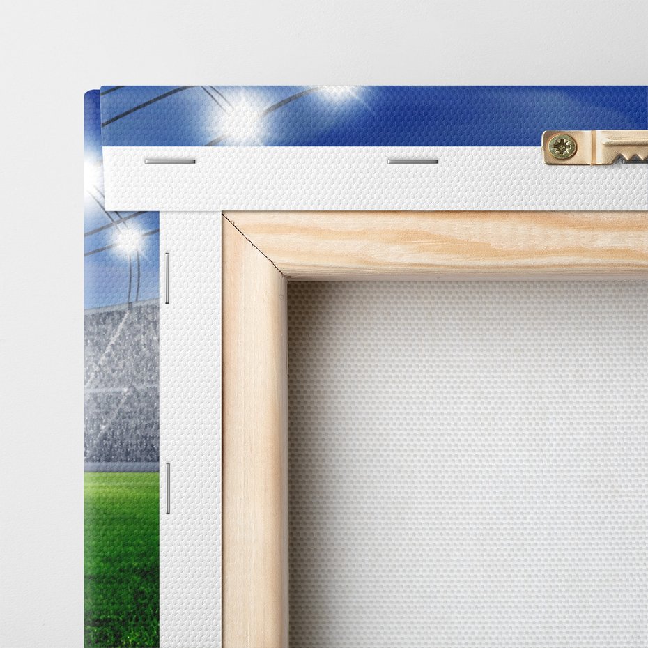 Obraz na płótnie - stadion, piłka nożna, trawa