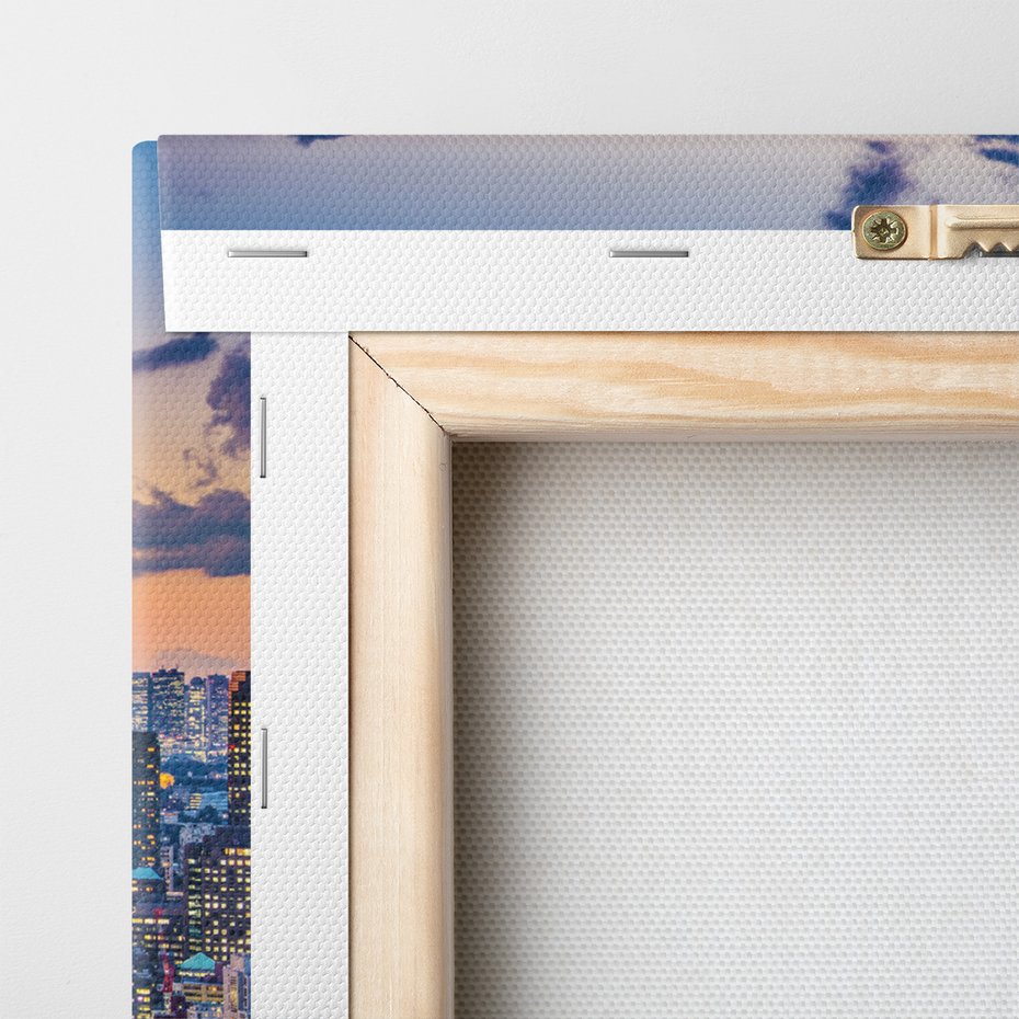 Obraz na płótnie - miasto, wieża, budynki