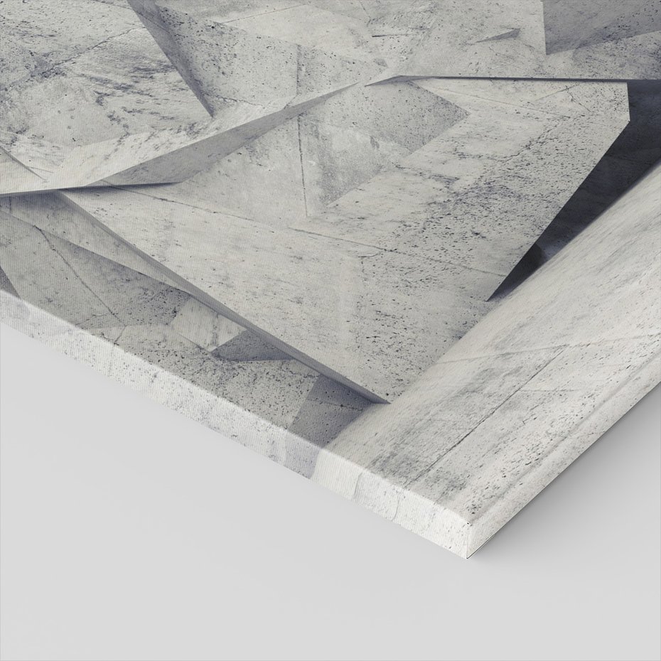 Obraz na płótnie - abstrakcja, beton, geometria