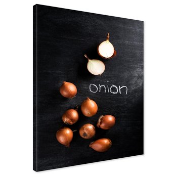 Obraz na płótnie - cebula, warzywo, jedzenie