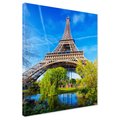 Obraz na płótnie - Paryż, Wieża Eiffla, miasto