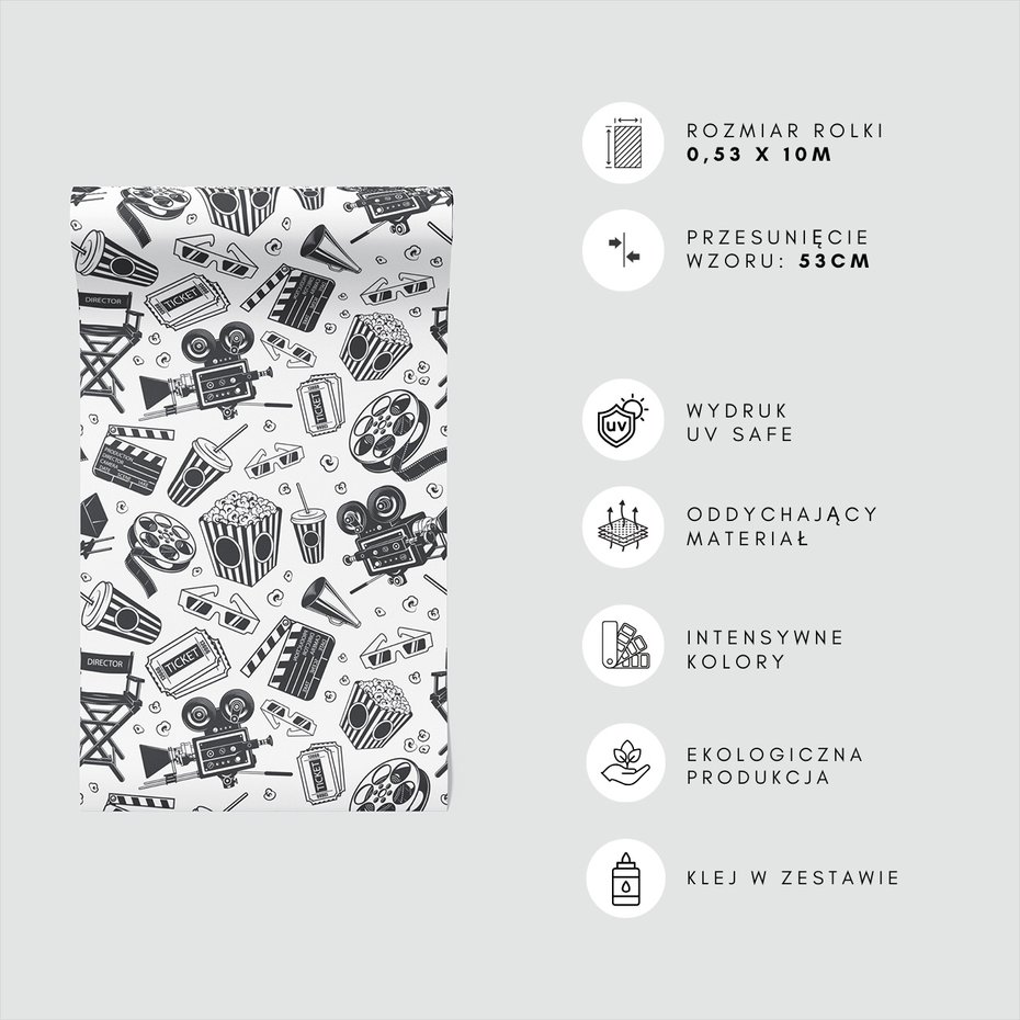 Tapeta - kino, film, popcorn