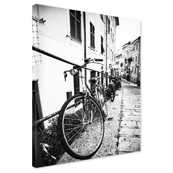 Obraz na płótnie - rowery, ulica, miasto