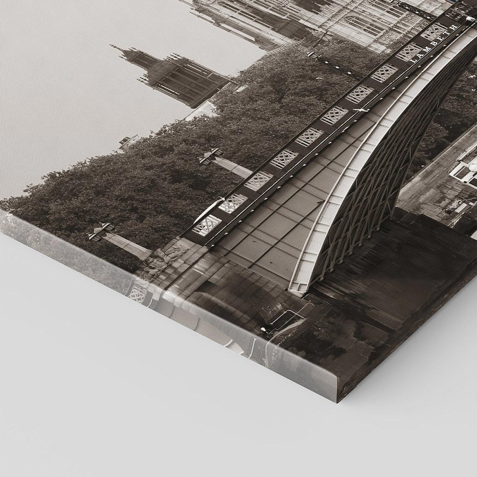 Obraz na płótnie - Londyn, most, autobus