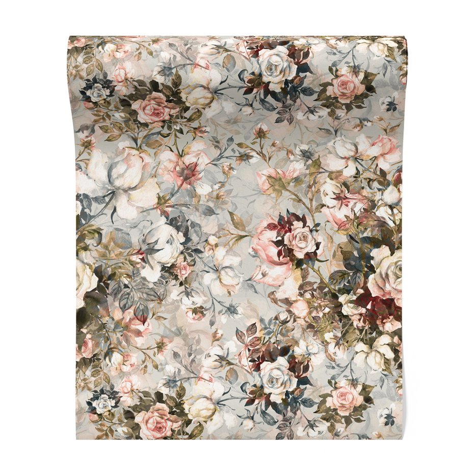 Tapeta - róże, kwiaty, liście