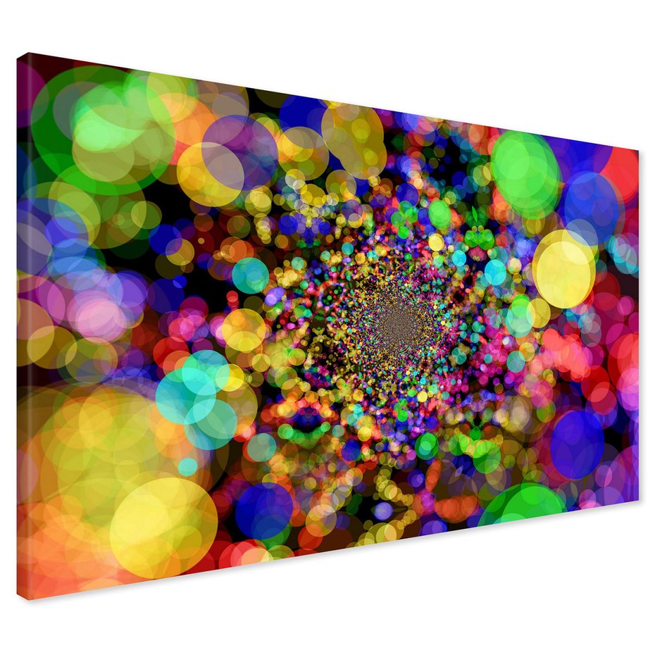 Obraz na płótnie - abstrakcja, kolory, światło