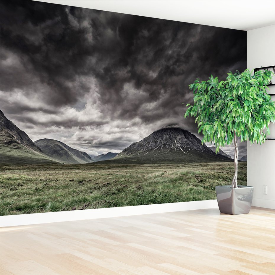 Fototapeta - krajobraz, góry, chmury