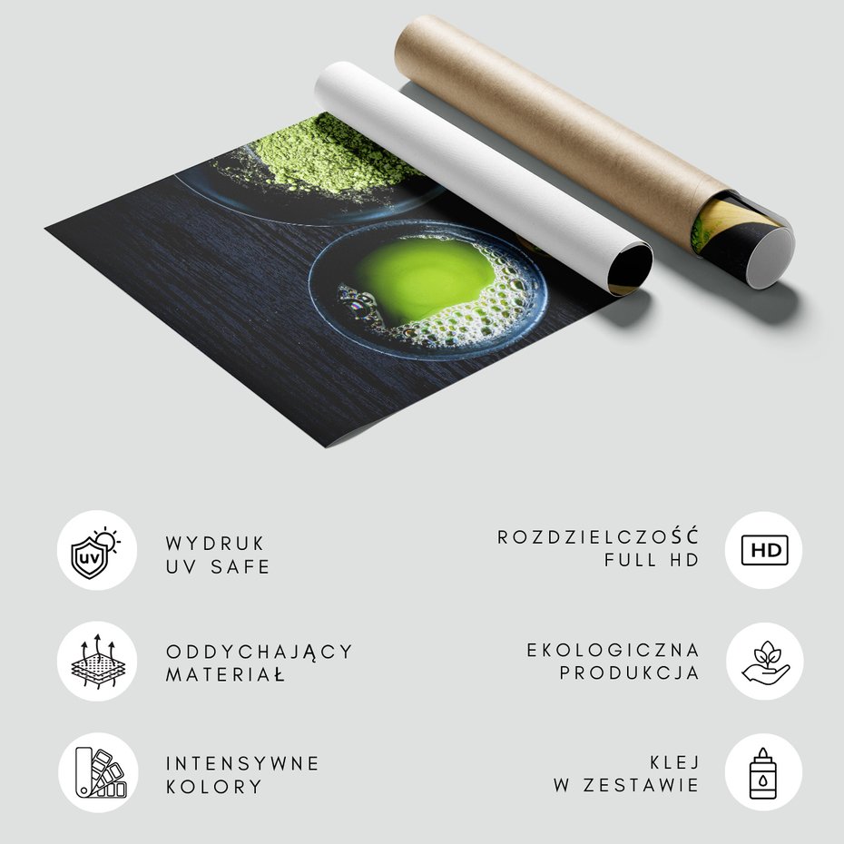Fototapeta - matcha, herbata, napój