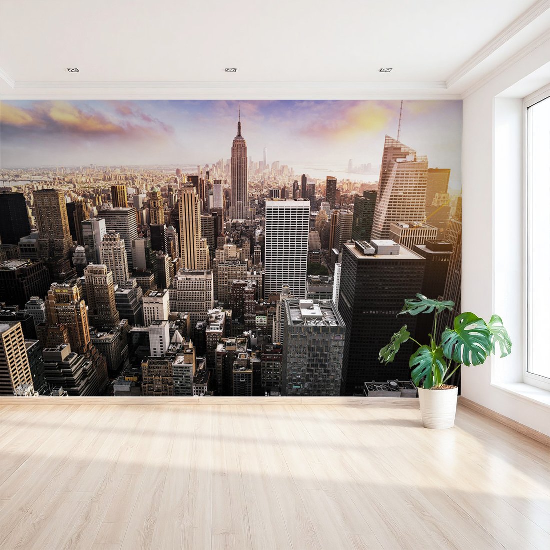 Fototapeta - miasto, drapacze chmur, panorama