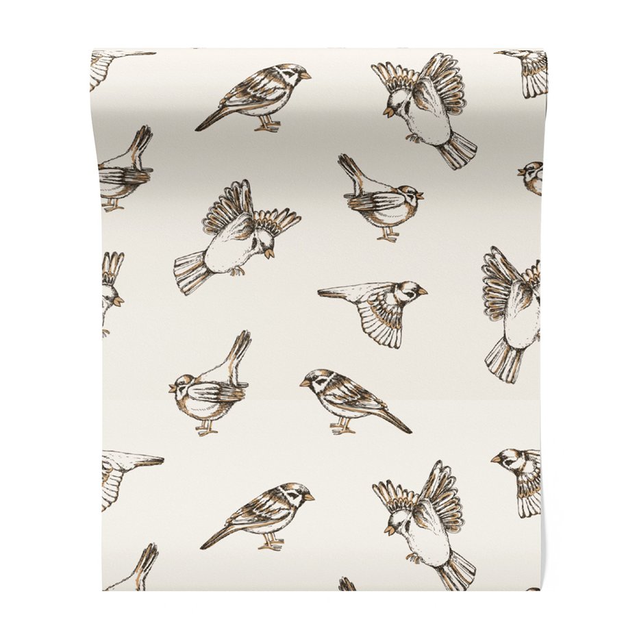 Tapeta - ptaki, ilustracja, natura