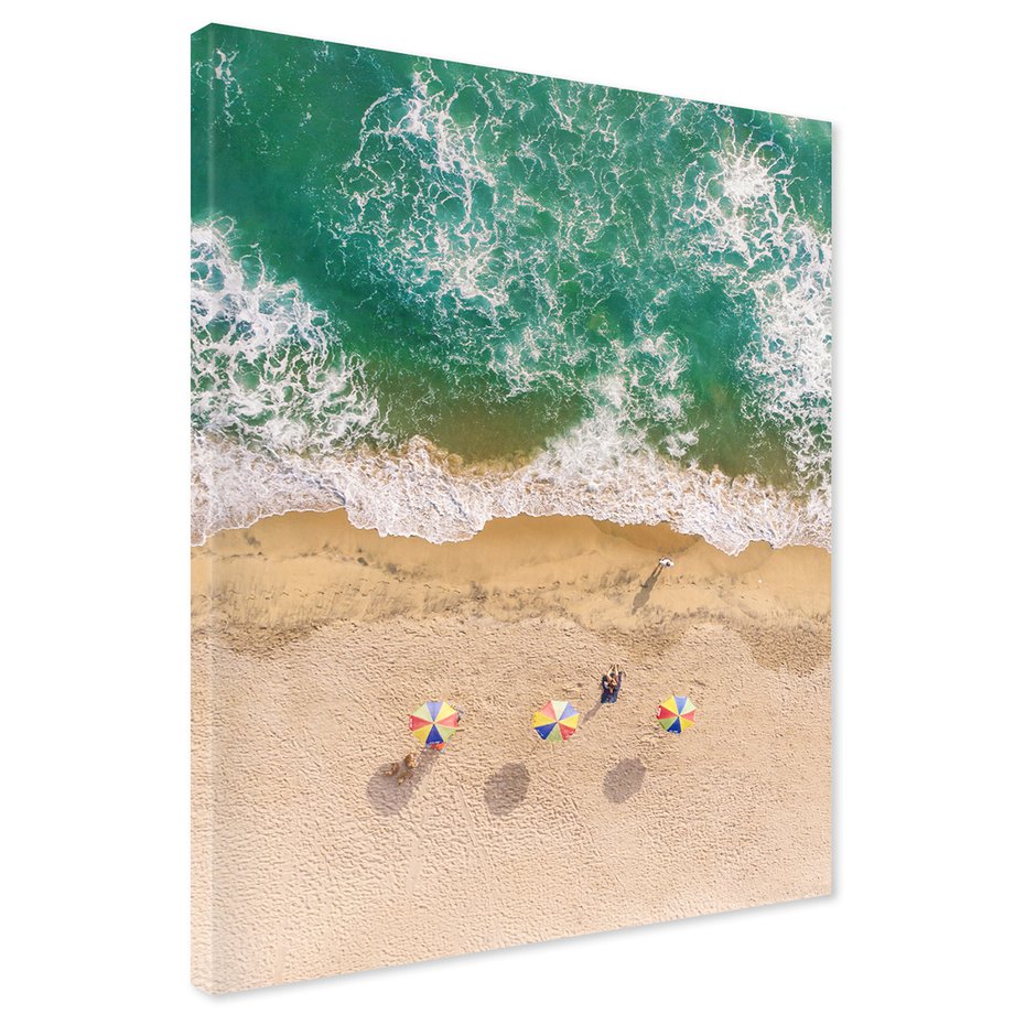 Obraz na płótnie - plaża, morze, piasek