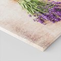 Obraz na płótnie - lawenda, kwiaty, serce